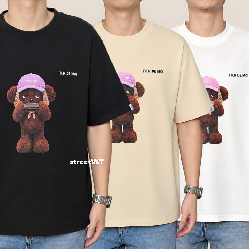 Fier De Moi Harmonica Bear Tee