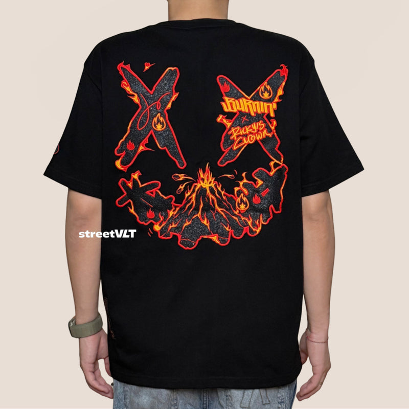 Ricky is Clown Thermal Heat Flow Deformation Embroidered Tee