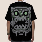 Calmmind Abstract Polkadot Beast Graphic Tee