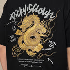 Ricky is Clown Gold Powder Dragon Embroidered Tee