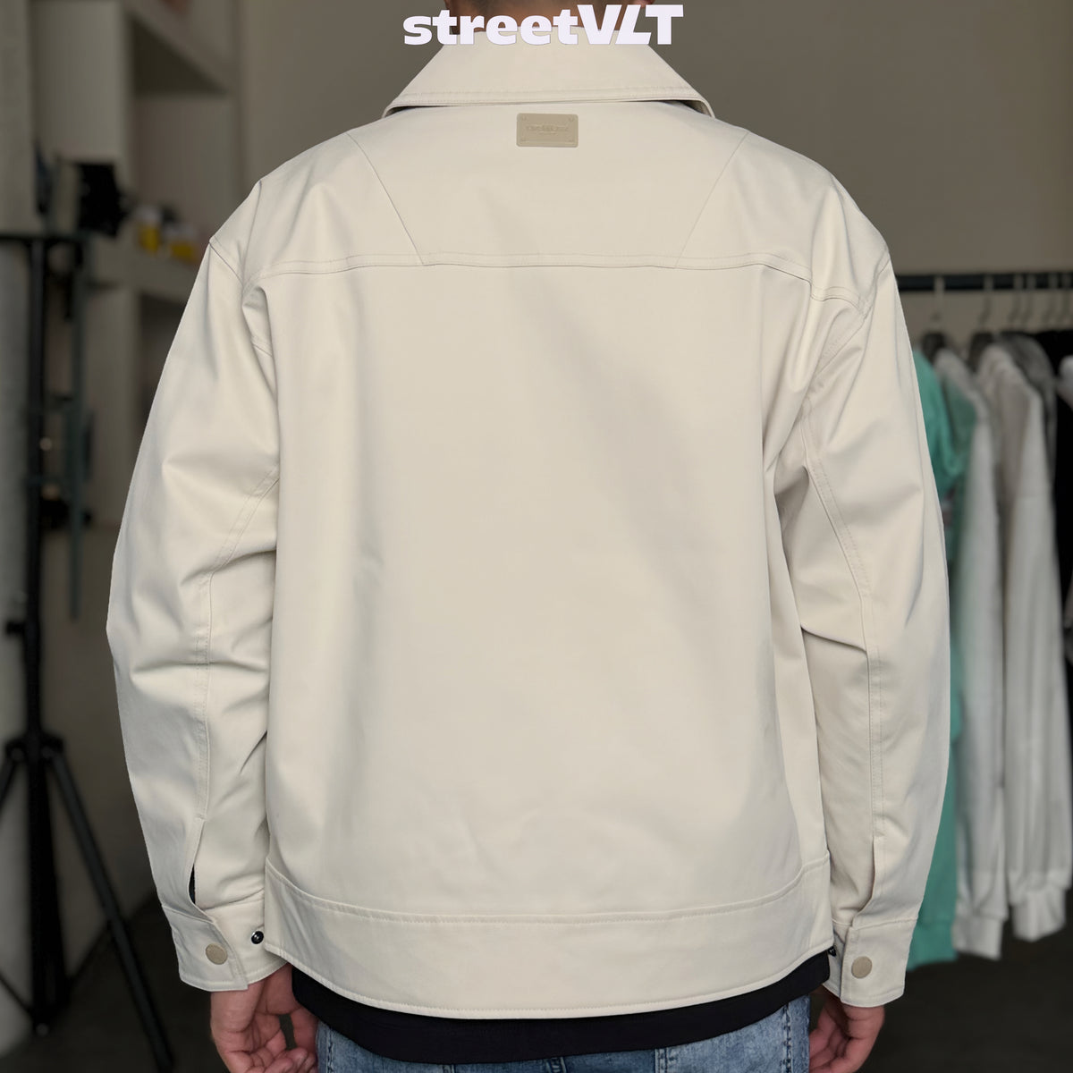 Life Work Korea Basic Collar Trucker Jacket Lifework Original