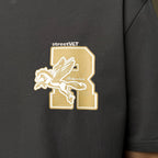 Ricky Is Clown Pegasus Gold Horse Charcoal Grey Tee