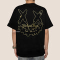 Ricky is Clown Black and Gold Mesh Tee