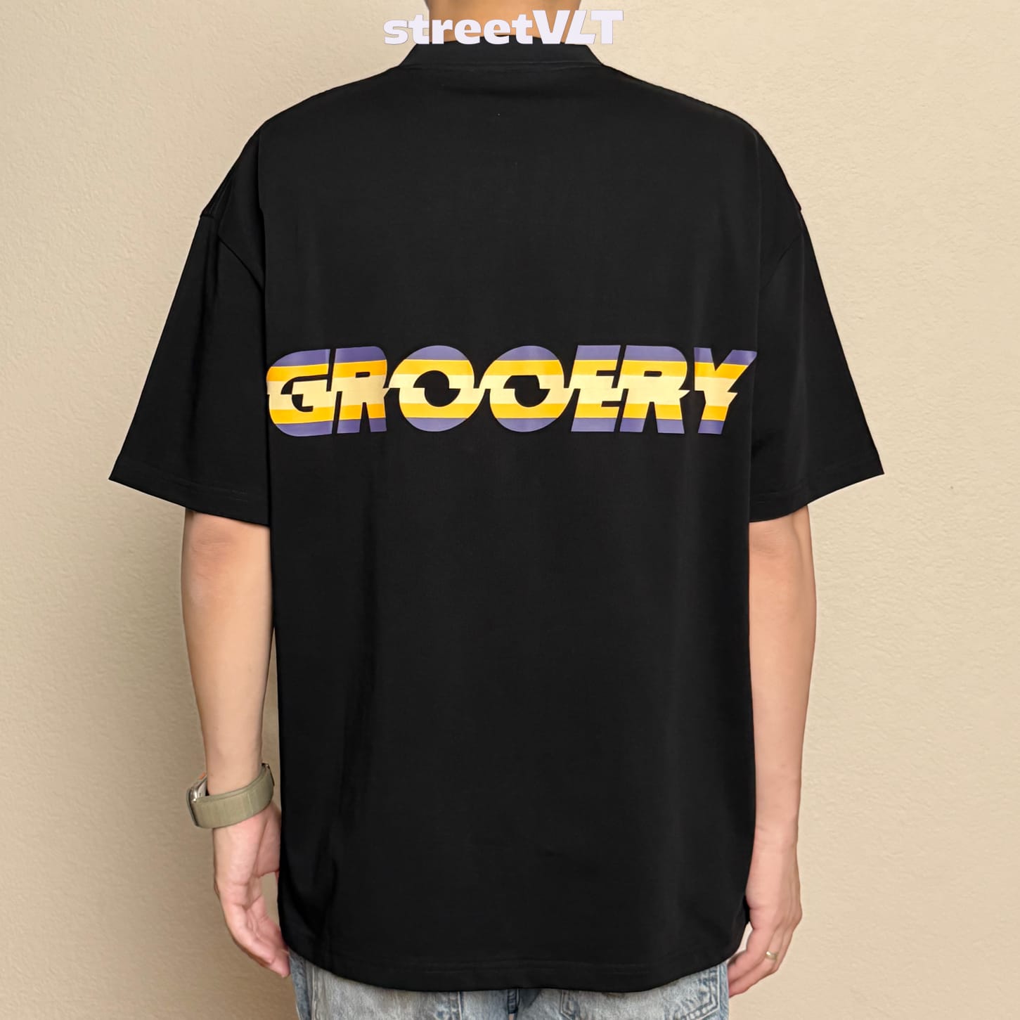 Gro Grocery Rainbow Logo Tee
