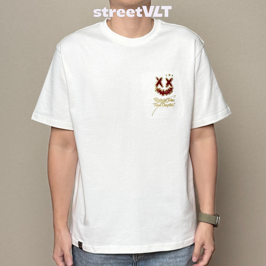 Ricky is Clown Gold Plated Burgundy Tee
