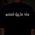 ADLV Reflection Basic Logo Reflective Short Sleeve T-Shirt Acme De La Vie