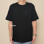 RIC Ricky is Clown Black Mamba Diablo Snakeskin Embroidery Black Tee