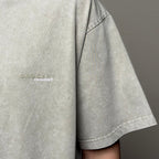 Gro Grocery Basic Washed Boxy Grey Olive Tee