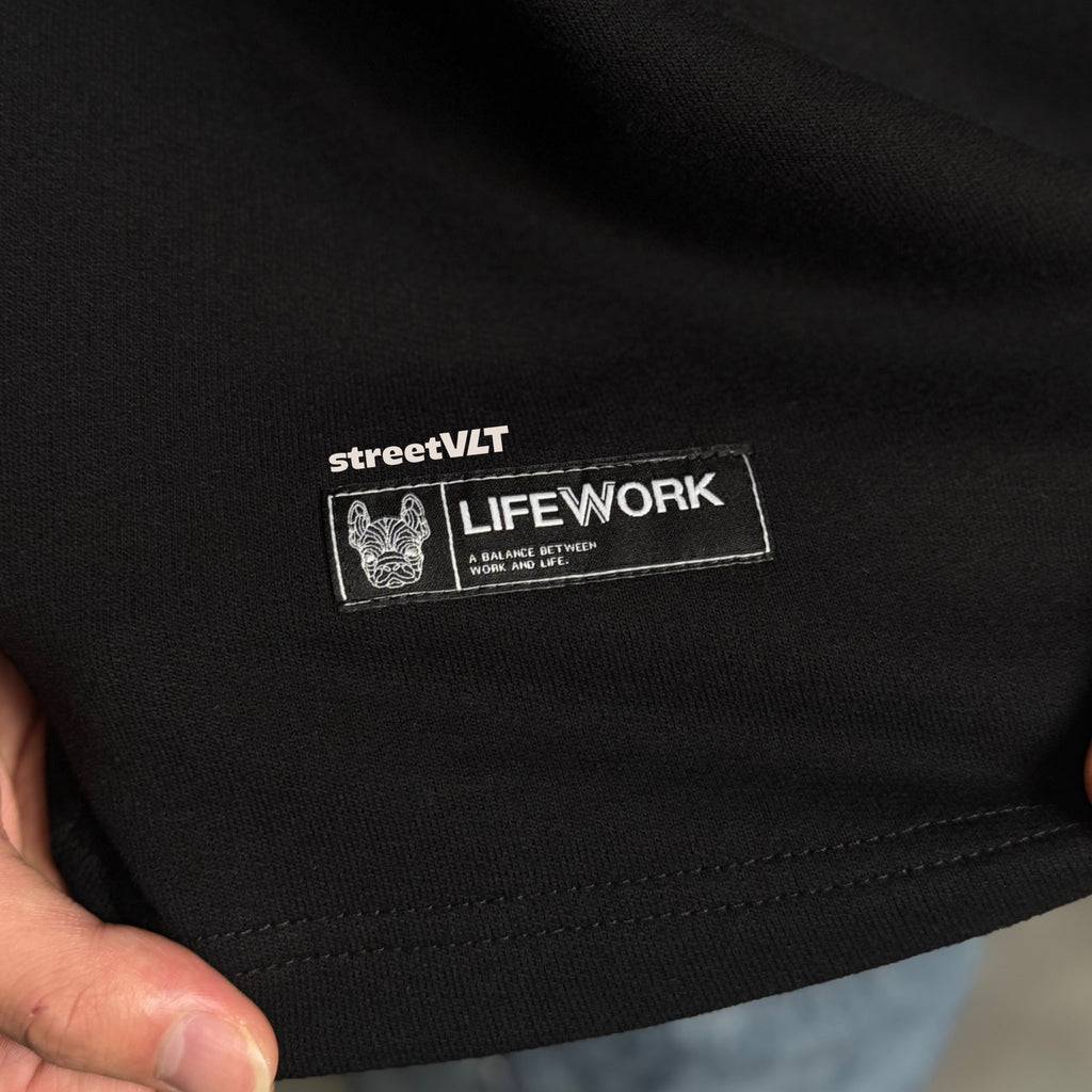 Life Work Korea Unit Numbering V-Neck Tee