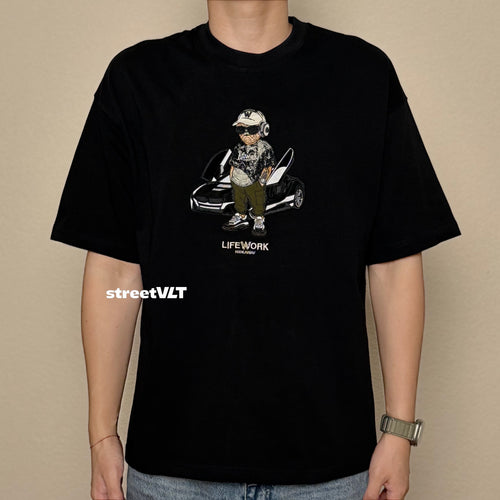 Life Work Korea Supercar Hipdog Tee
