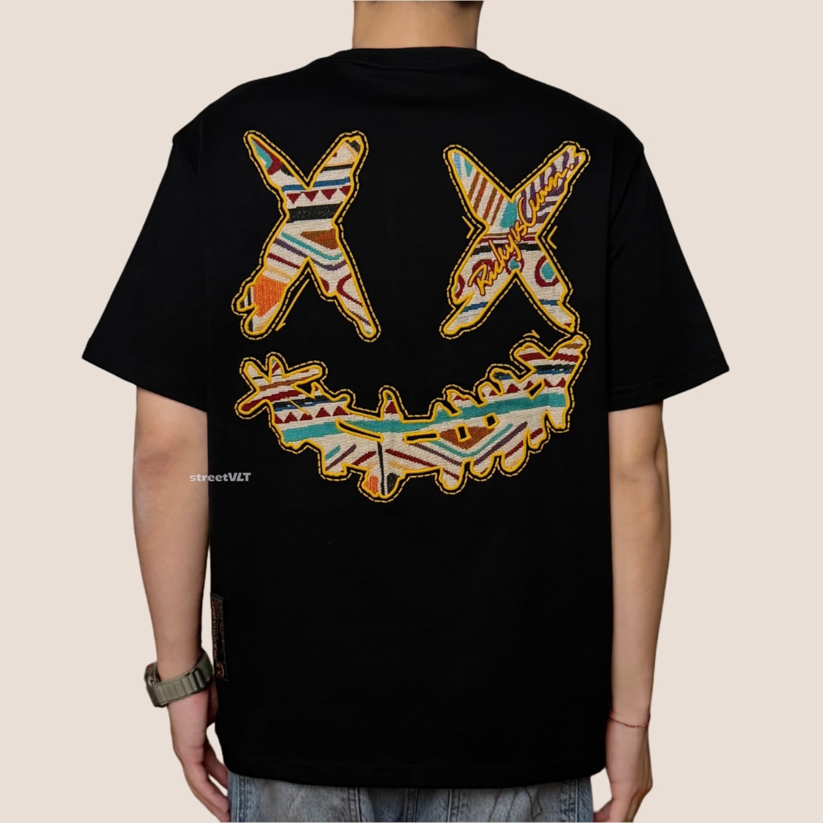 Ricky is Clown Stone Age Embroidered Tee
