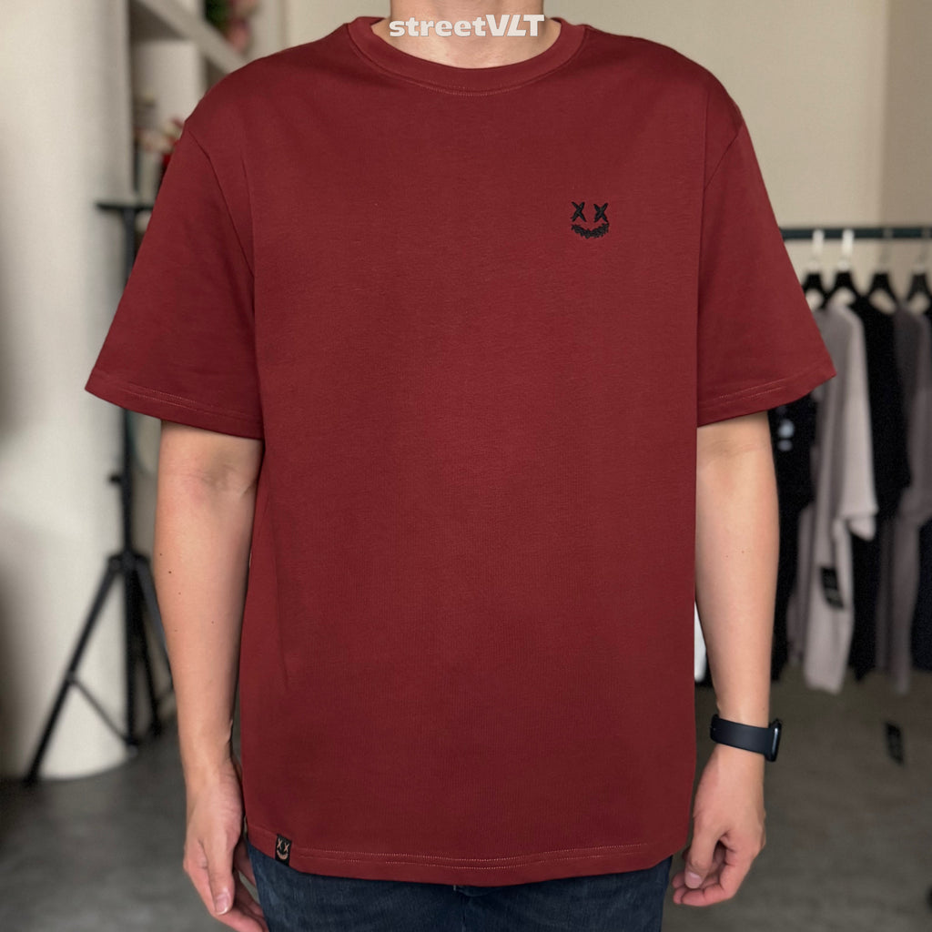 Ricky is Clown Basic Rip Simple Logo Embroidered Tee