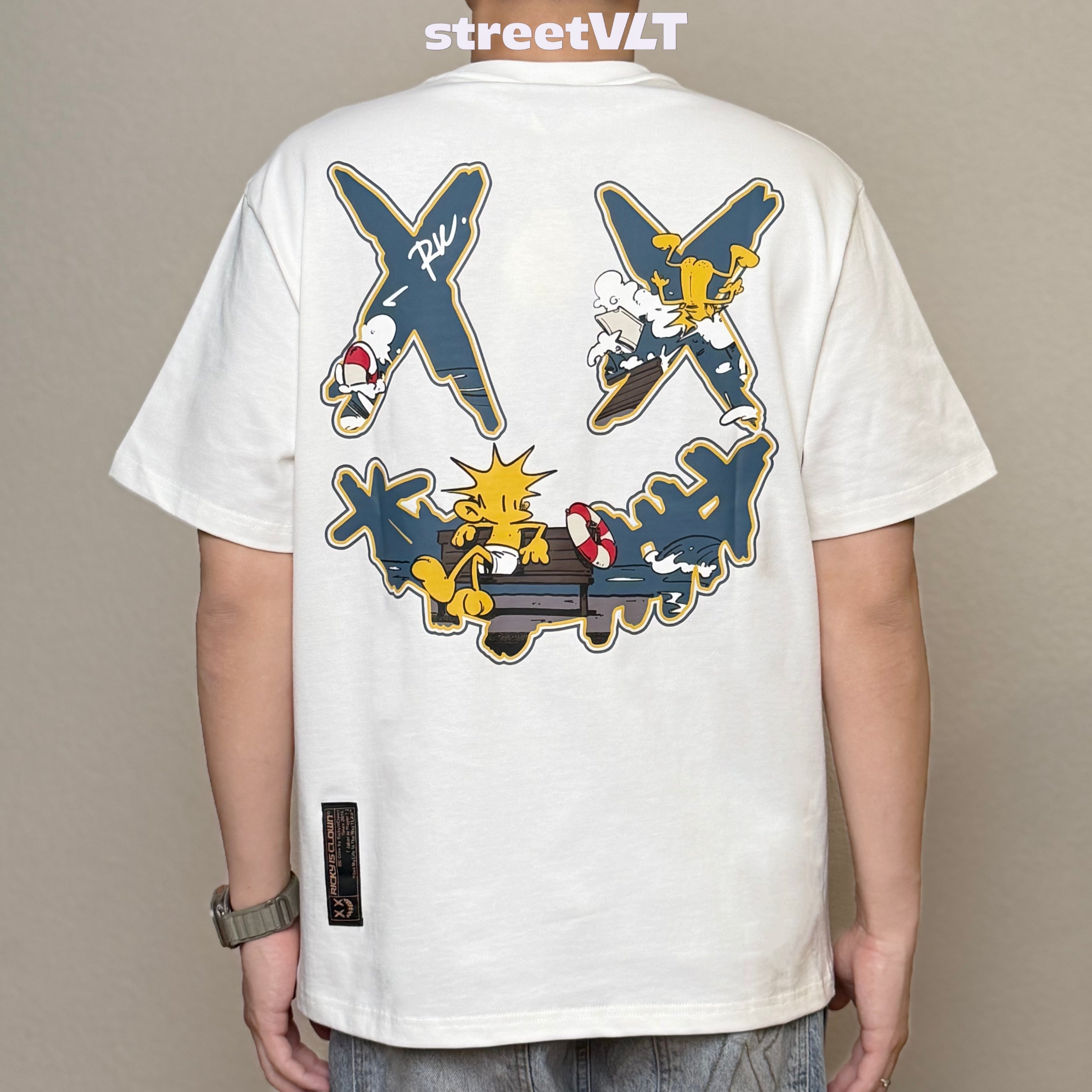 Ricky is Clown Seaside Holiday Pineapple Head Tee