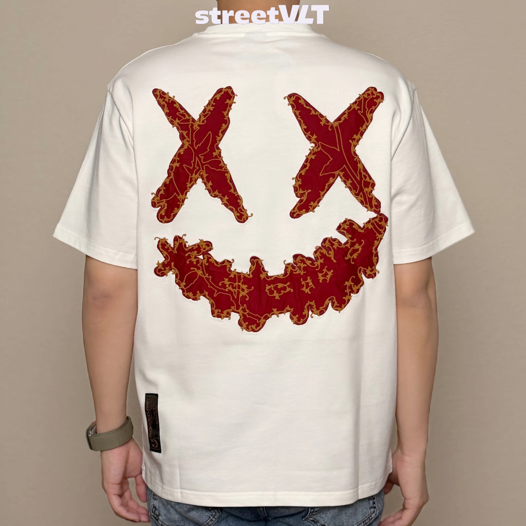 Ricky is Clown New Year Golden Thorns Embroidered Tee