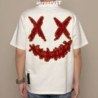 Ricky is Clown New Year Golden Thorns Embroidered Tee