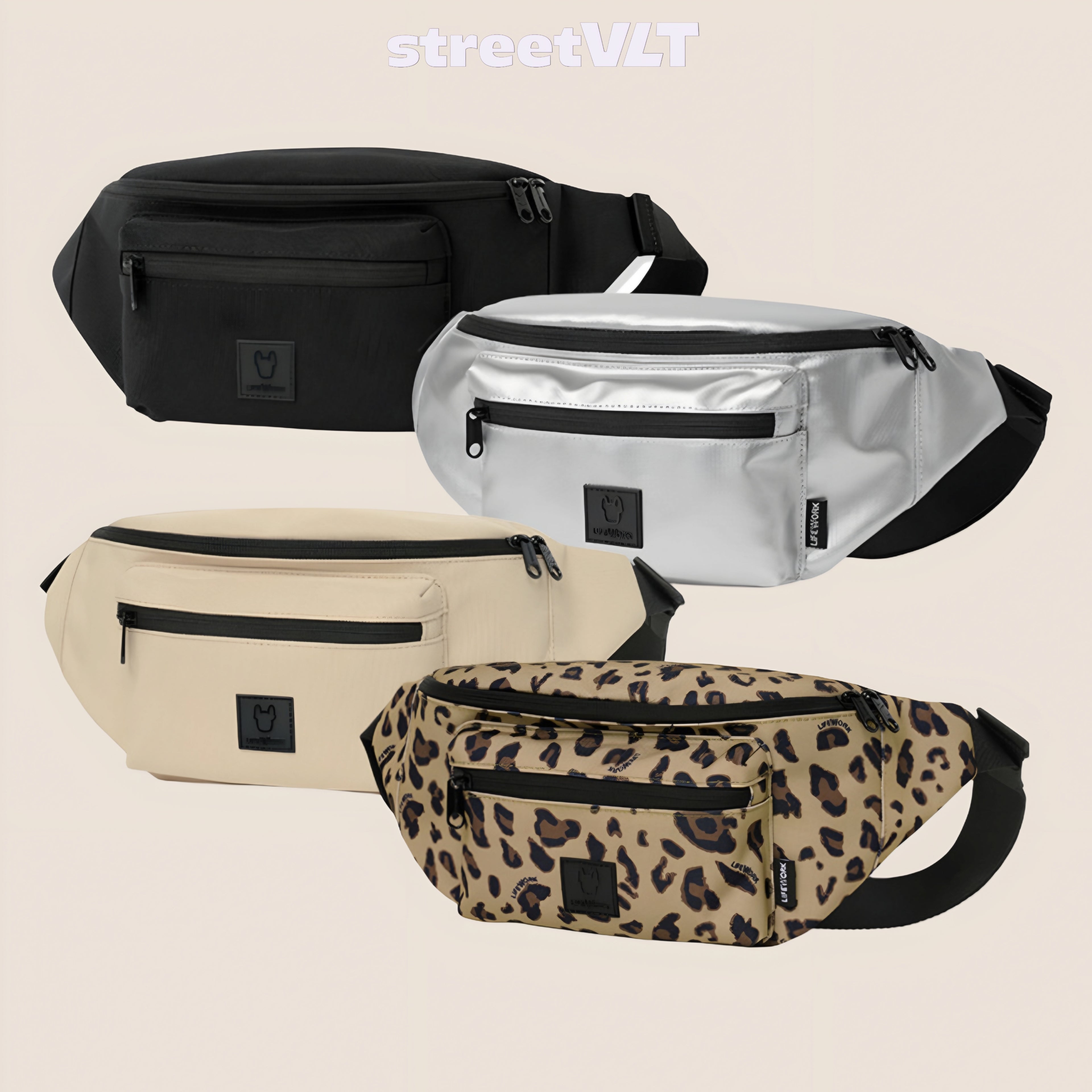Life Work Korea Waist Bag Square Radog Wappen Lifework Original