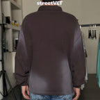 ADLV Washing Embro Rugby Sweatshirt