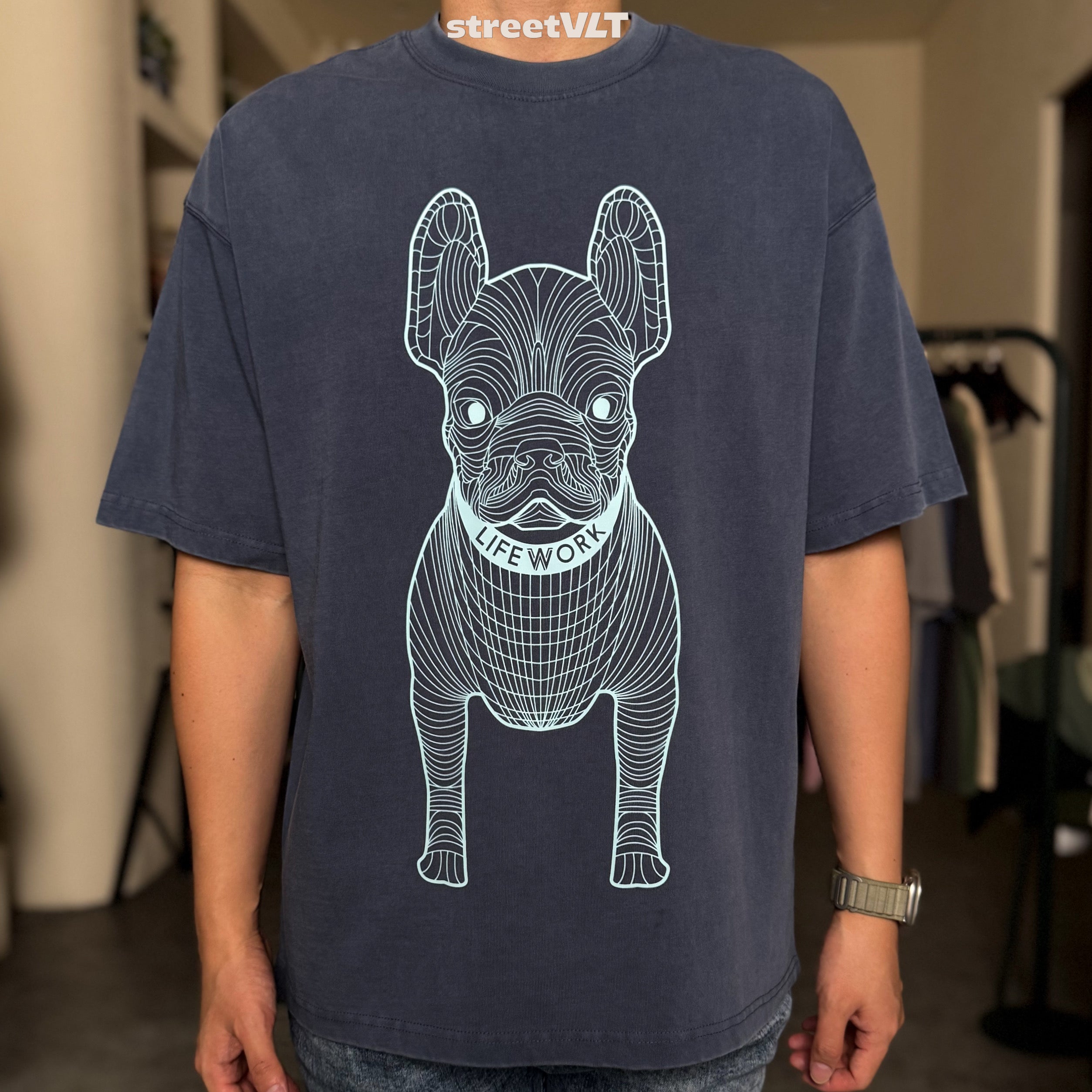 Life Work Korea Washed Big Radog Tee