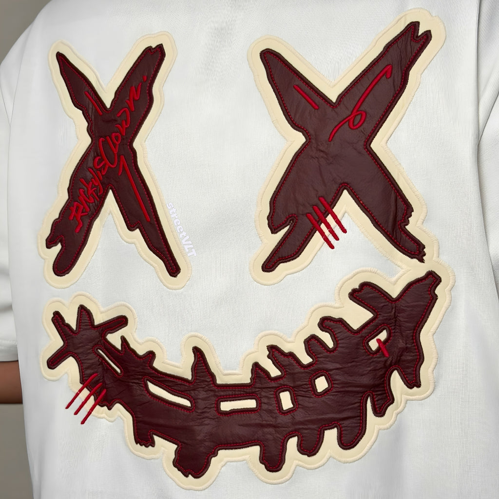 Ricky is Clown Overlapping Scarlet Tee