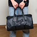 RIC Ricky is Clown Snake Leather Mamba Duffle Hand Bag