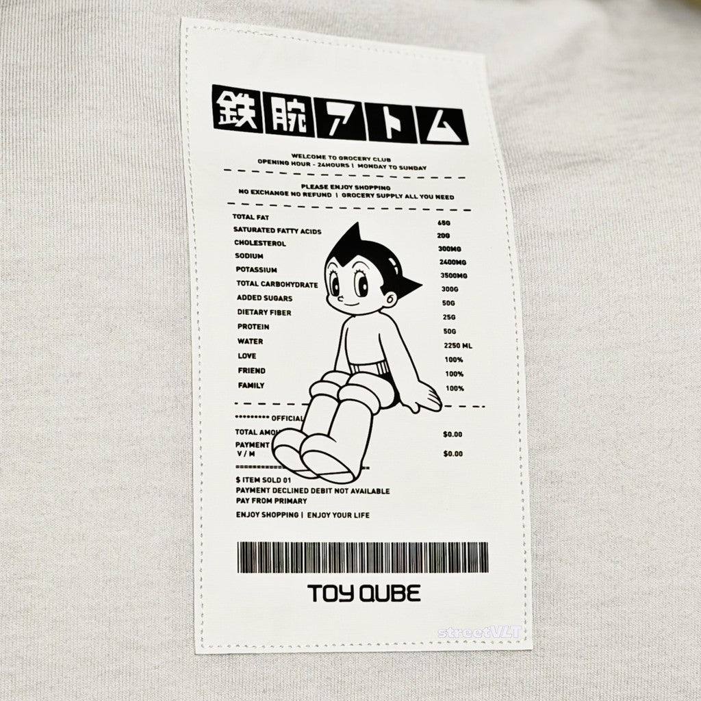 Gro Grocery X Toy Qube Astro Boy Invoice Tee