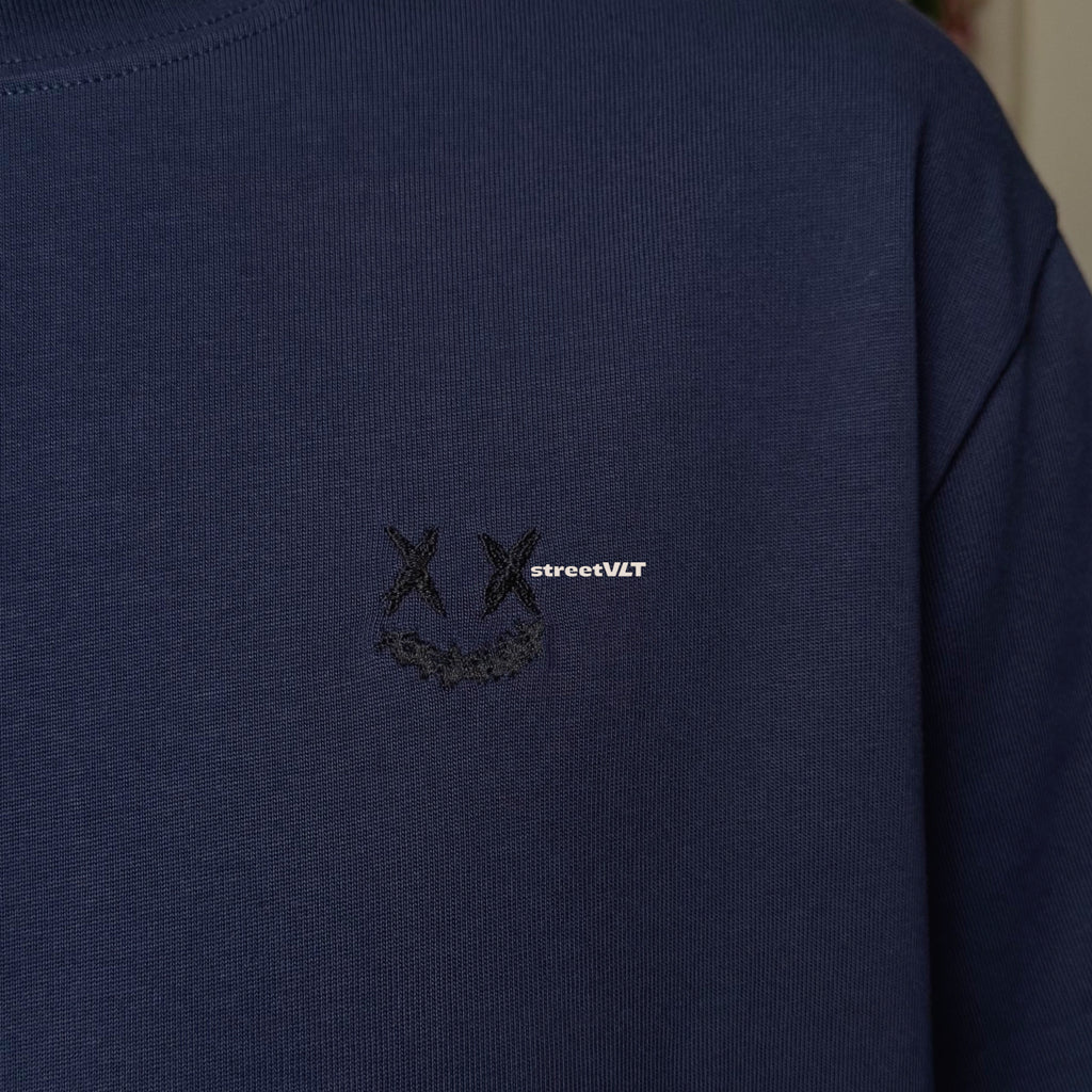 Ricky is Clown Basic Rip Simple Logo Embroidered Tee