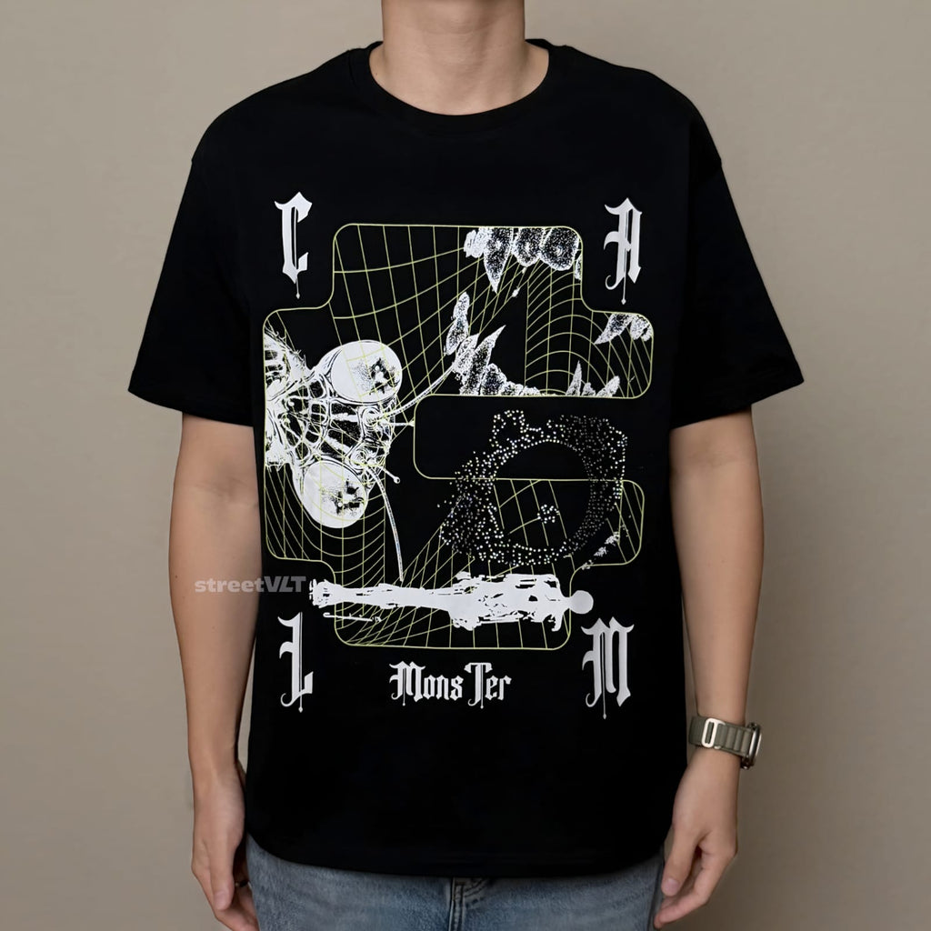 Calmmind Psychedelic Insect Stones Monster Tee
