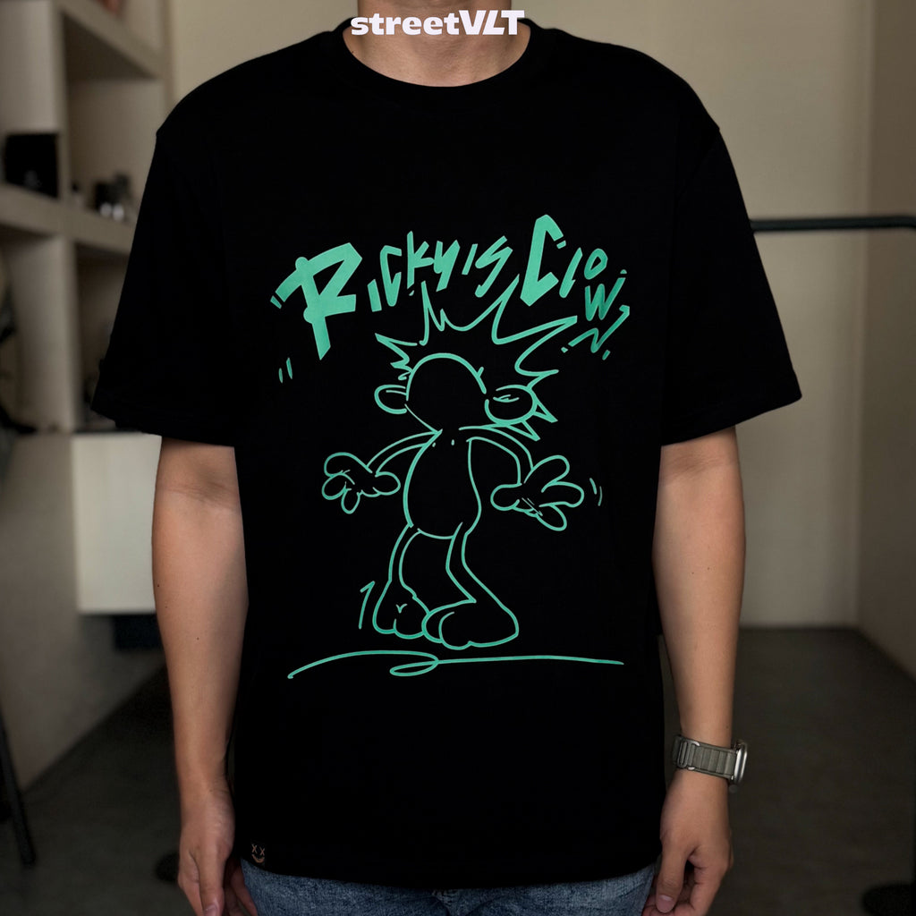 Ricky is Clown Discovered Glow in the Dark Tee