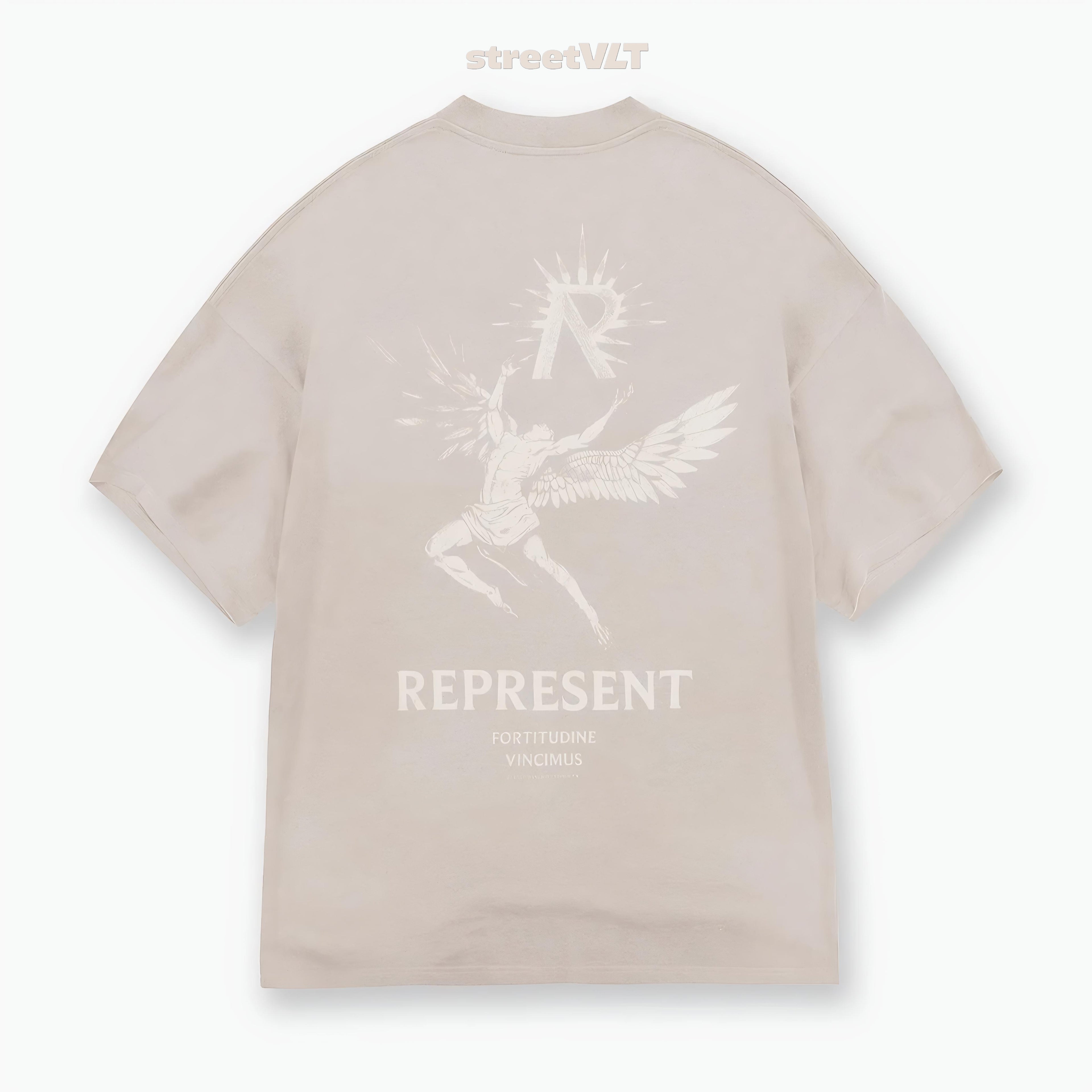 Represent UK Icarus Taupe Tee