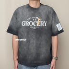 Gro Grocery X Club Stubborn Logo Boxy Washed Tee