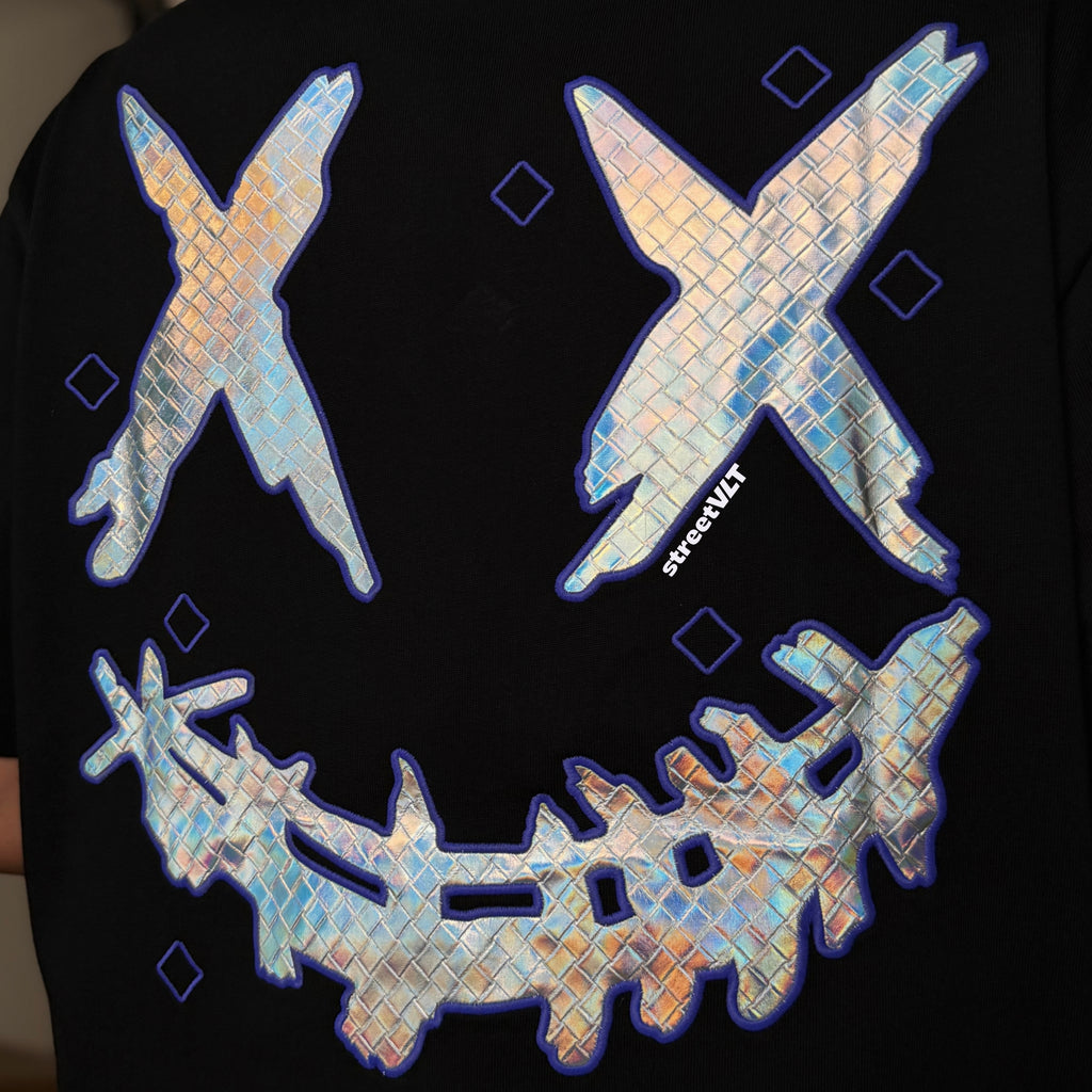 Ricky is Clown Laser Armor Hologram Tee