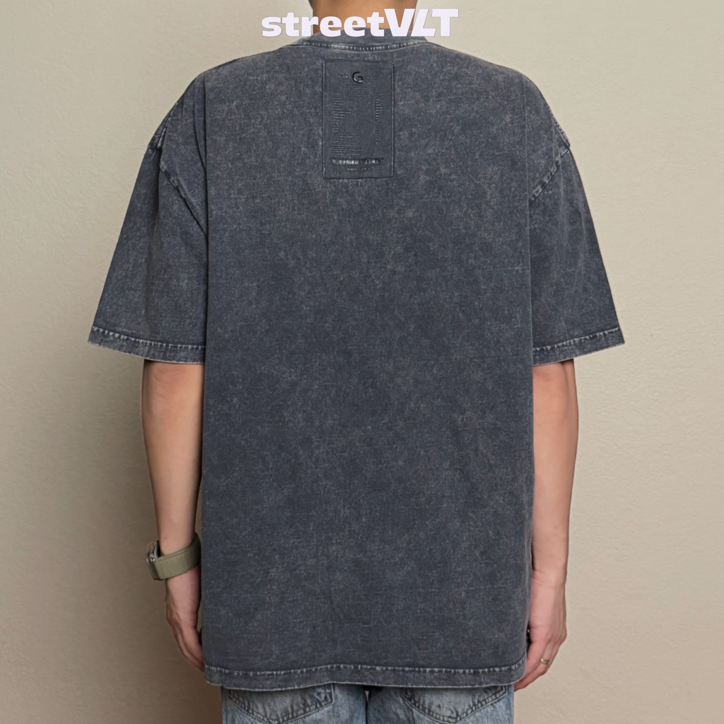 Gro Grocery Star Wars Washed Logo Invoice Tee
