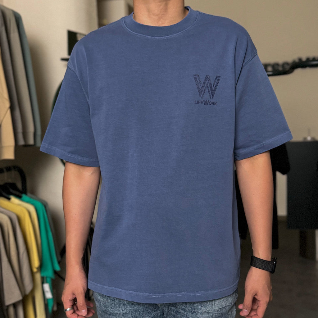 LIFE WORK Korea Fade W Logo Tee Lifework Original