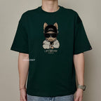 Life Work Korea Cross Arm Hipdog Applique Tee