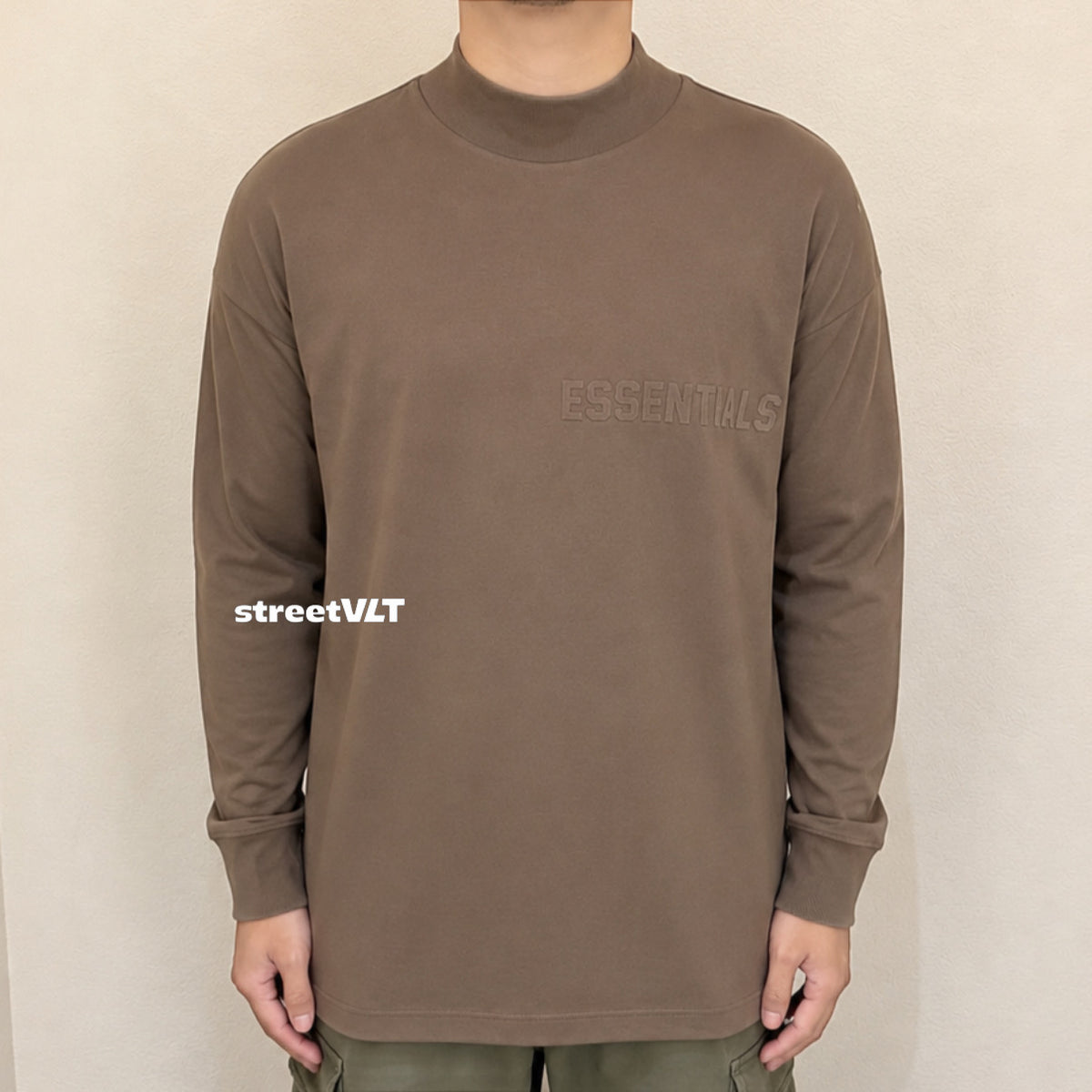 Essentials Wood Long Sleeve Crewneck SS23 Tee