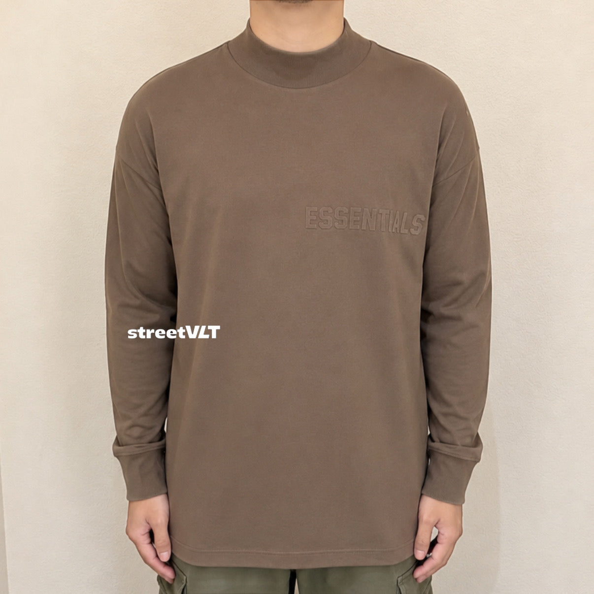 Essentials Wood Long Sleeve Crewneck SS23 Tee