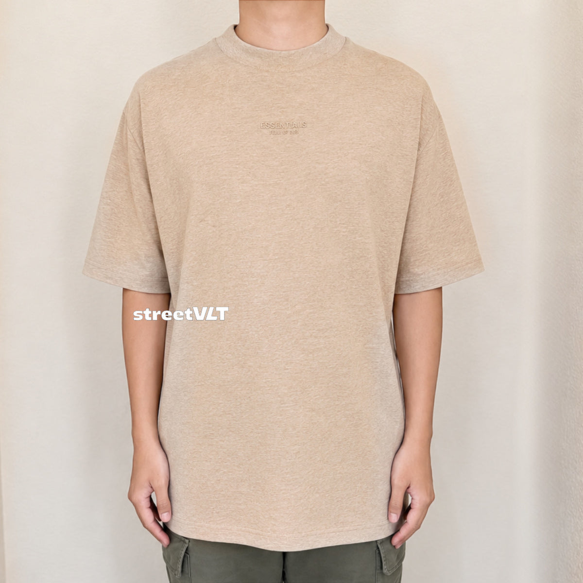 Essentials FOG Core Gold Heather Tee Shirt