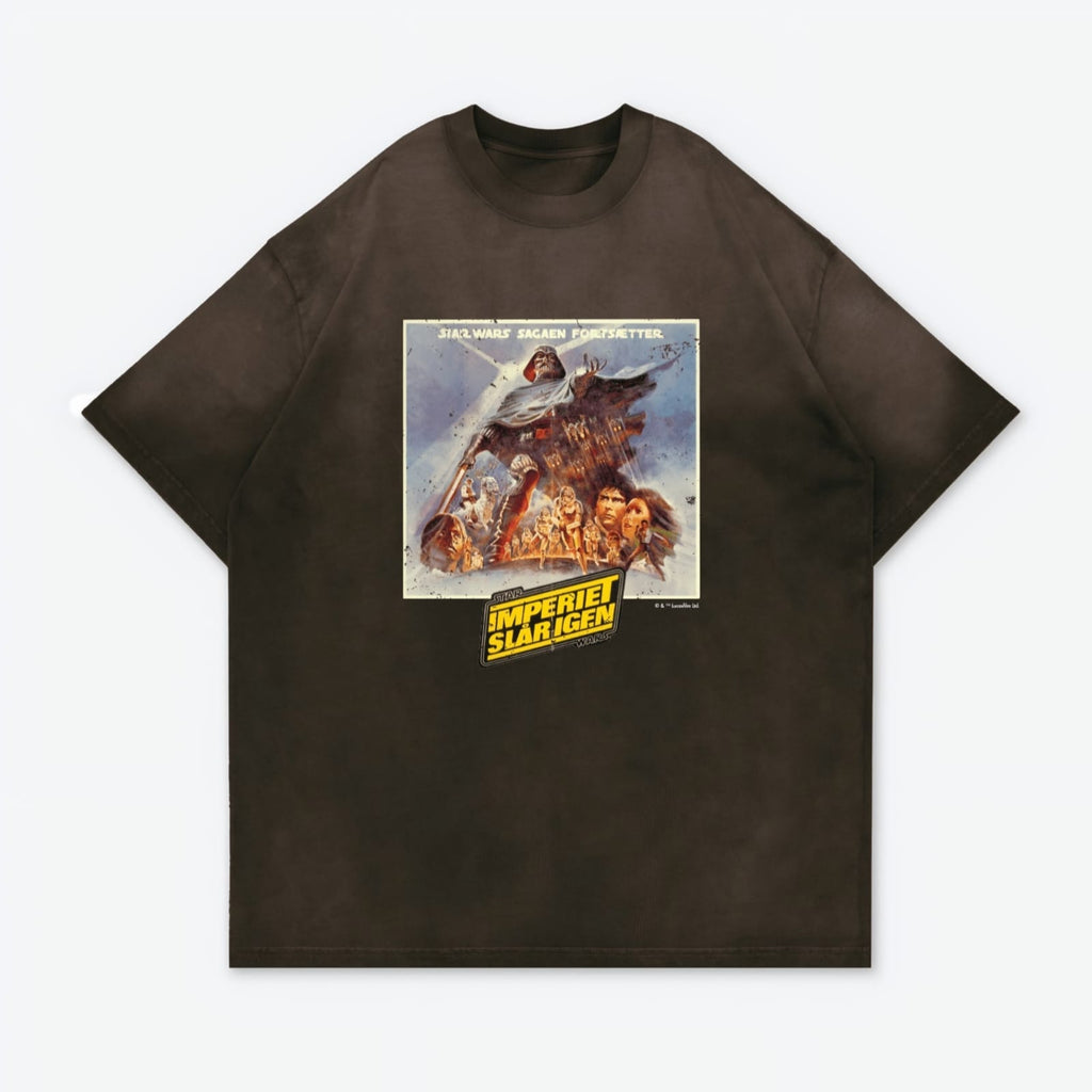 Gro Grocery Star Wars The Emperor Strikes Back 1980 Poster Washed Tee