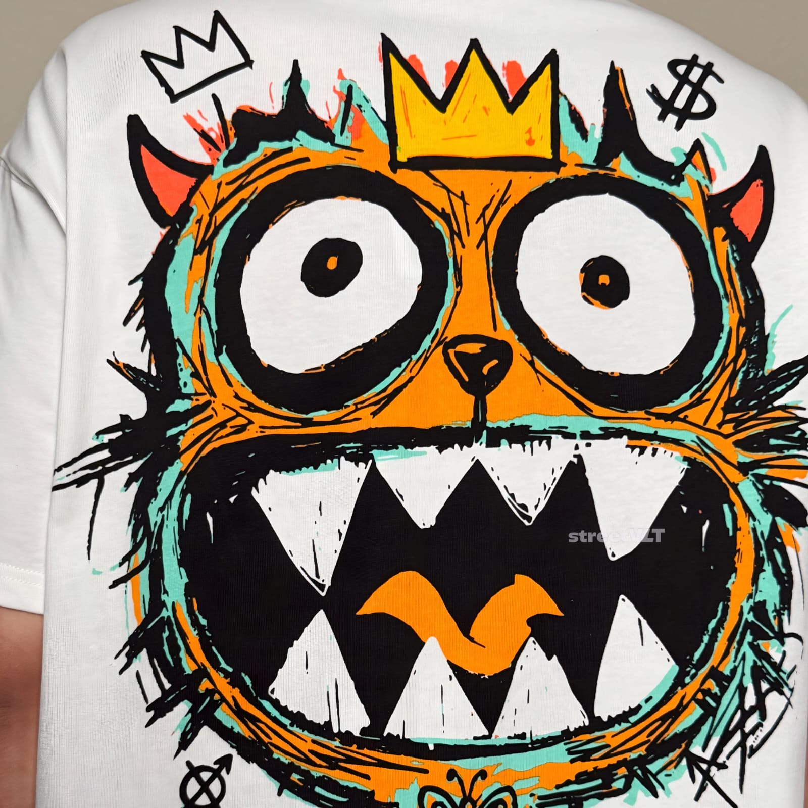 Calmmind Crown Graffiti Sketch Monster Tee Calm Mind Original