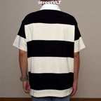 Gro Grocery Emblem Embroidery Logo Stripe Polo Shirt
