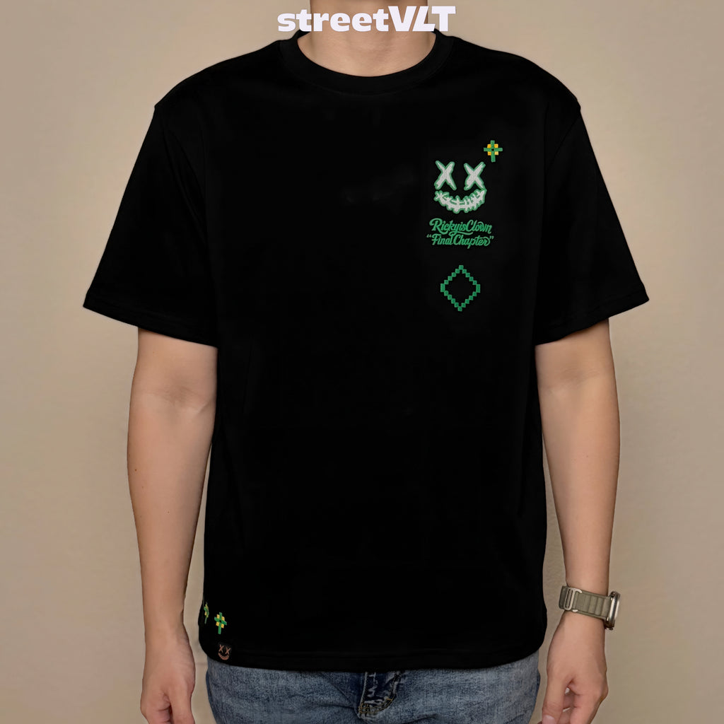 Ricky is Clown Geometrical Christmas Night Tee