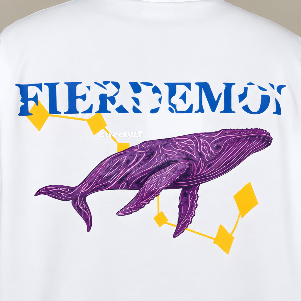 Fier De Moi Kite Whale Tee