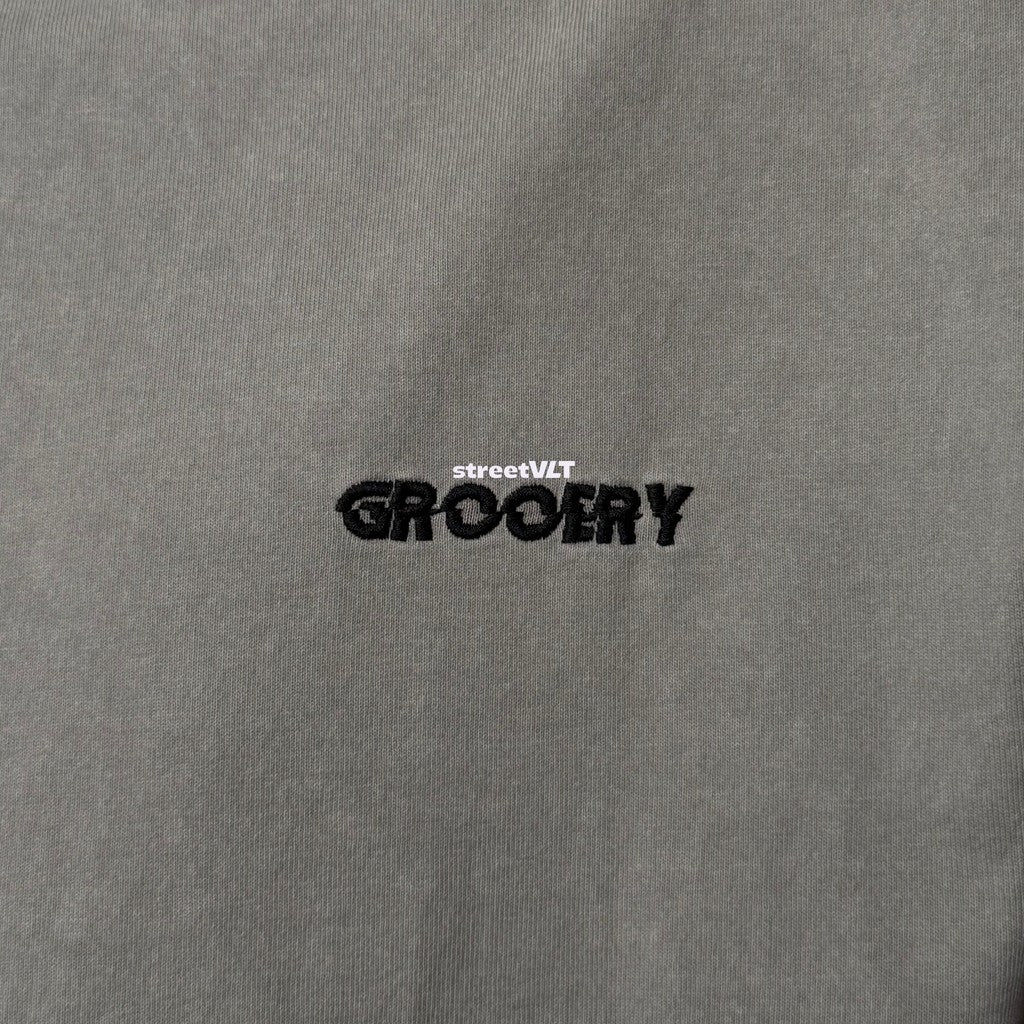 Gro Grocery x City of Darkness Washed Graphic Invoice Tee
