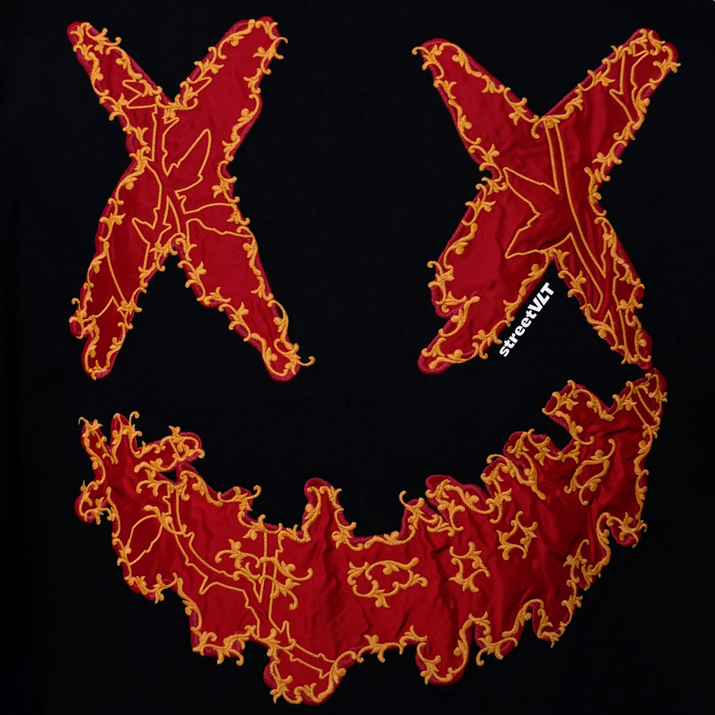 Ricky is Clown New Year Golden Thorns Embroidered Tee