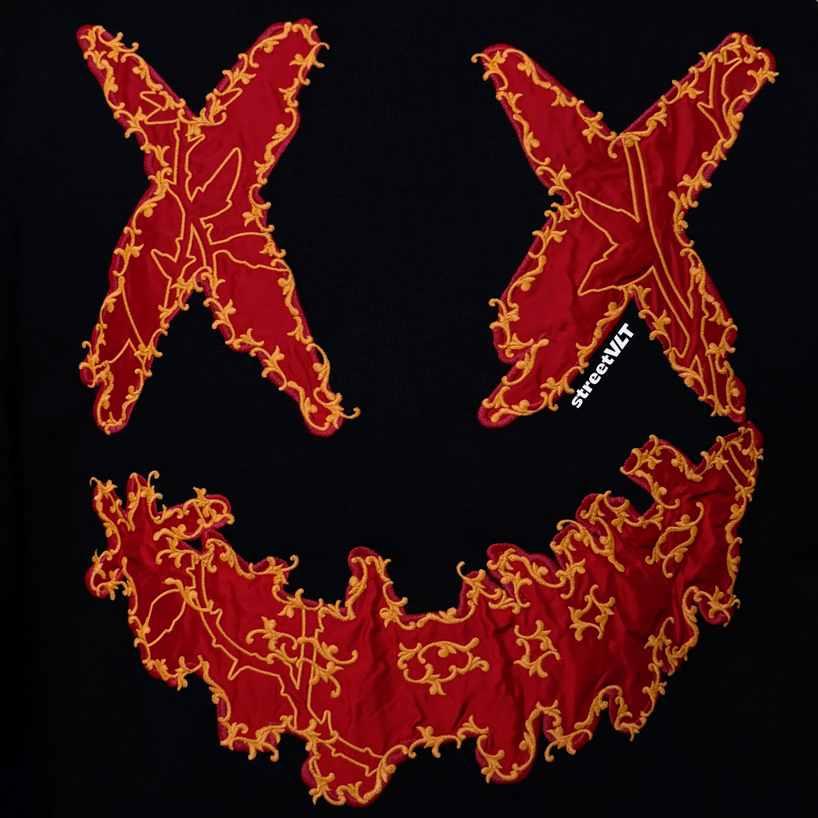 Ricky is Clown New Year Golden Thorns Embroidered Tee