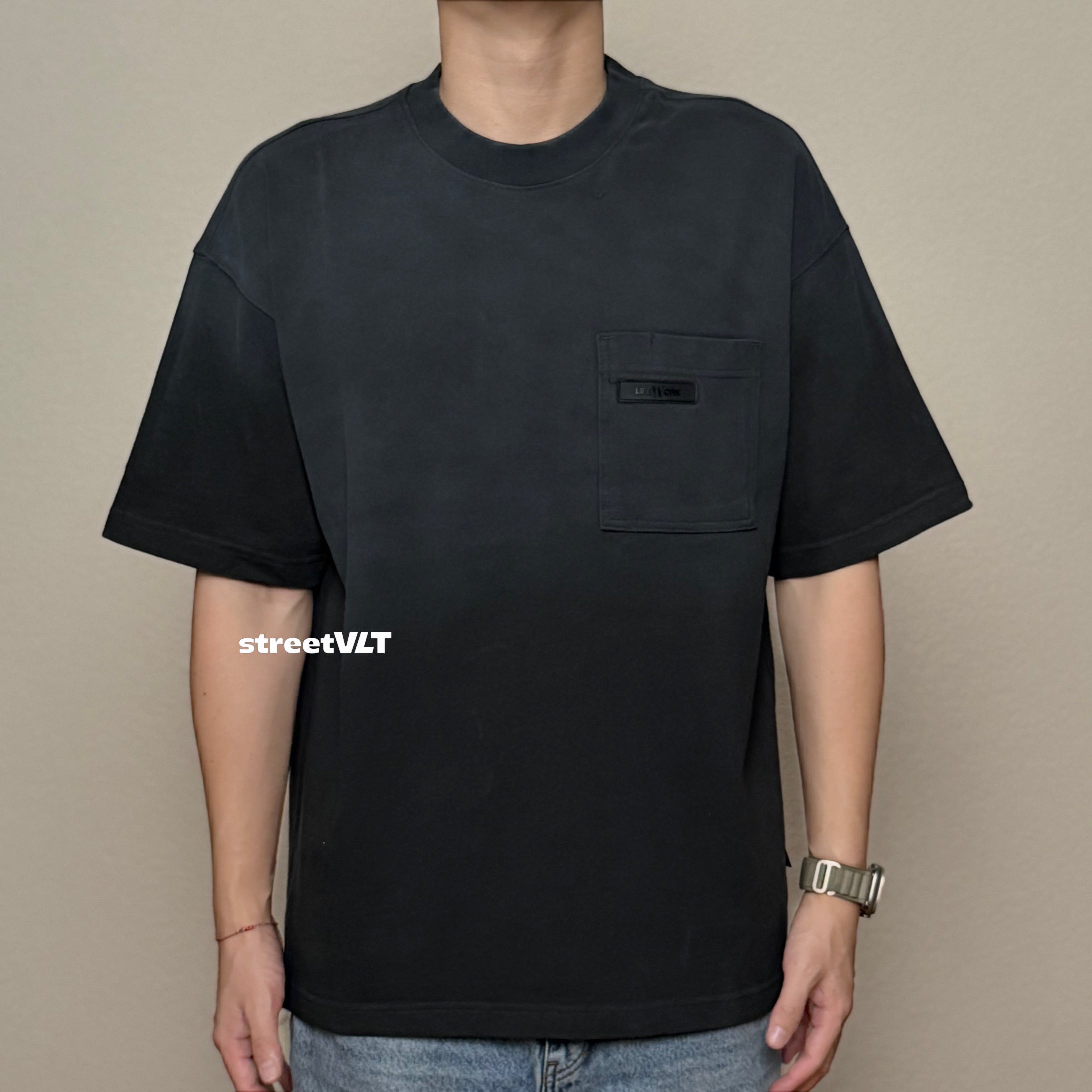 Life Work Korea Vintage Spray Pocket Tee