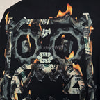 Calmmind Monster Burning Dollar Tee