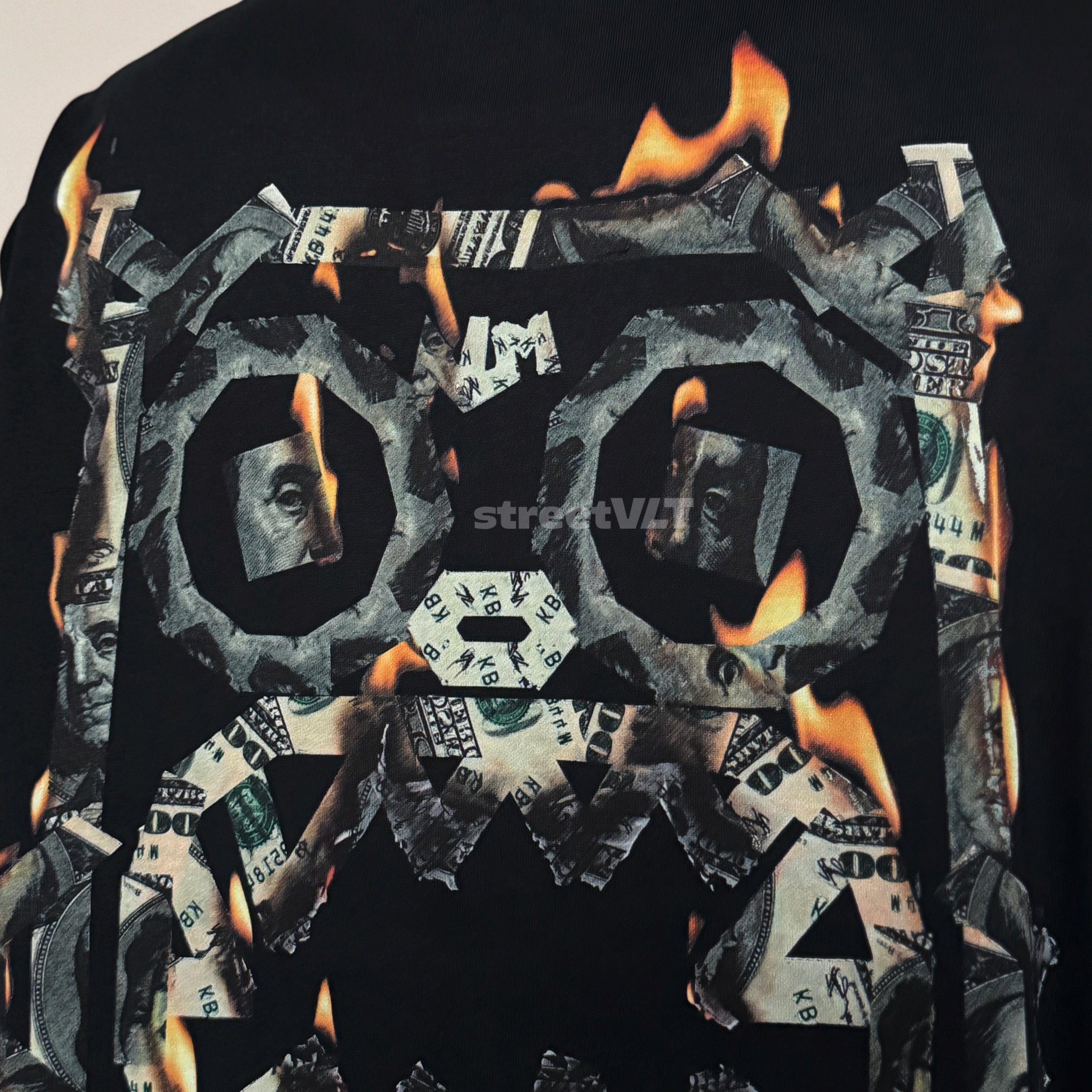 Calmmind Monster Burning Dollar Tee