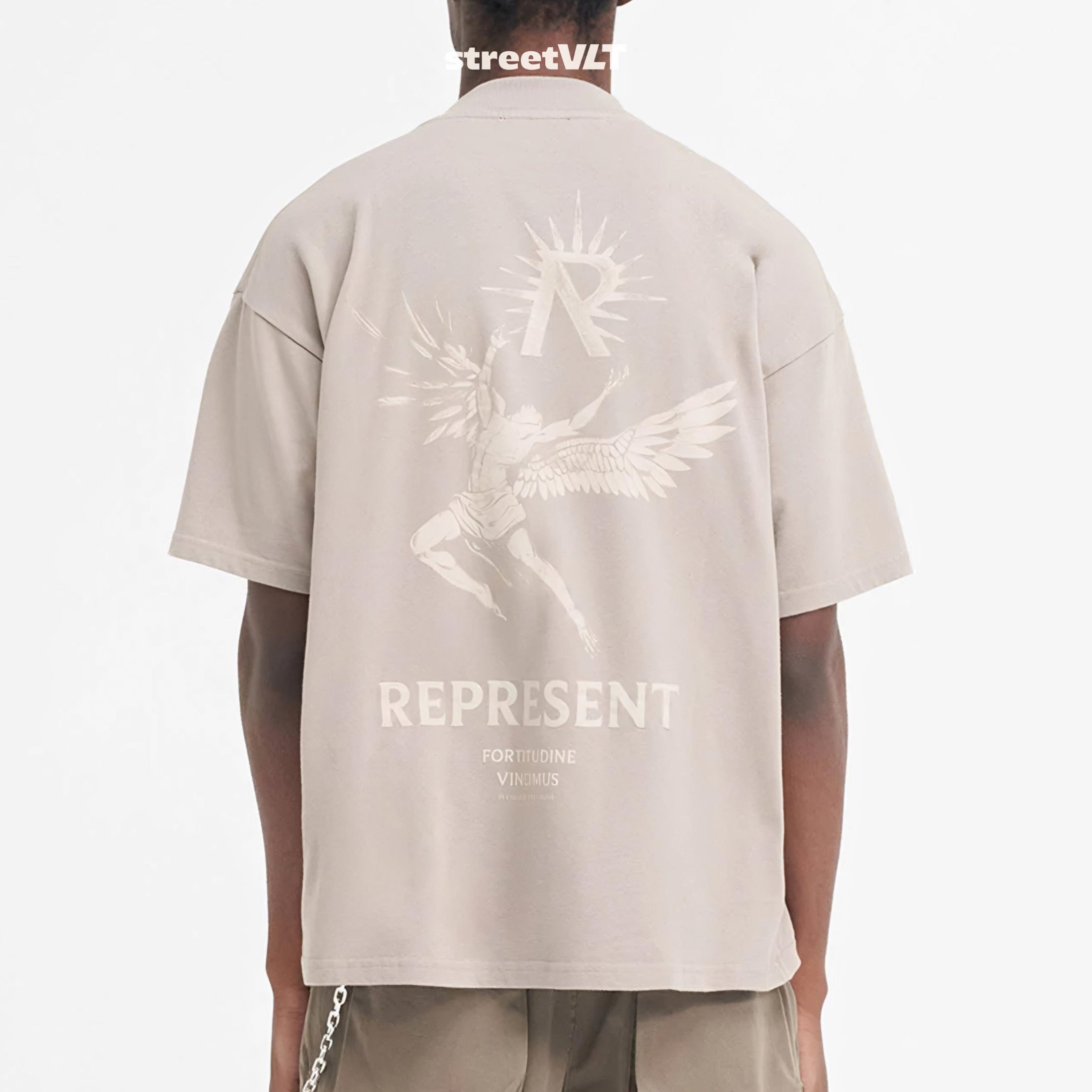 Represent UK Icarus Taupe Tee