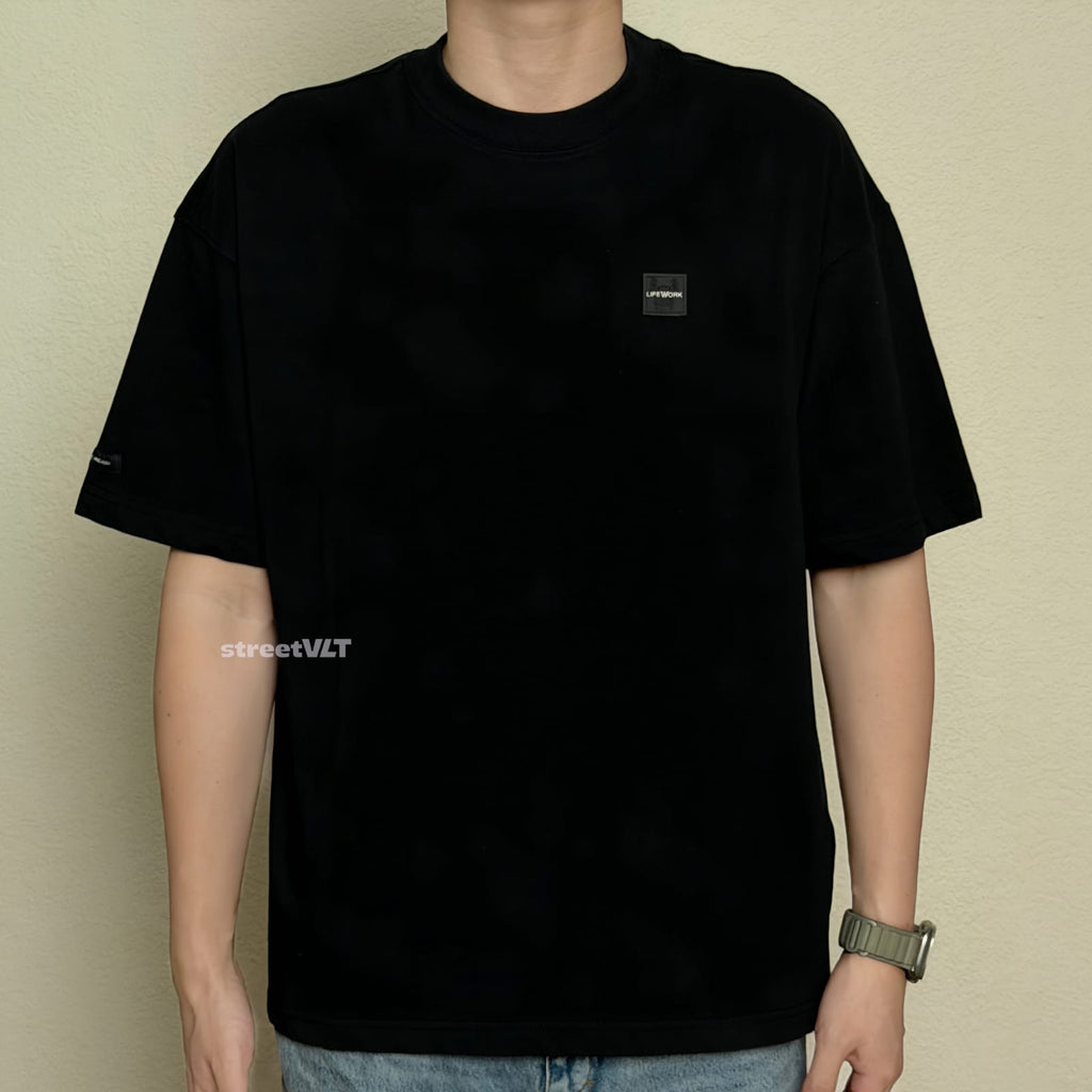 Life Work Korea Mini Square Radog Washed Tee